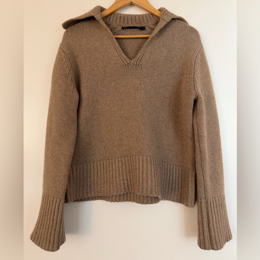 JENNI KAYNE Cashmere Polo Sweater